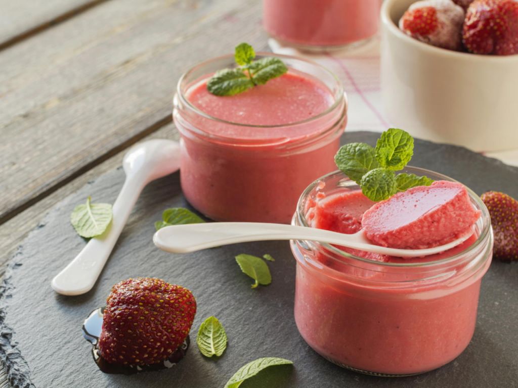 recetas mousse fresas