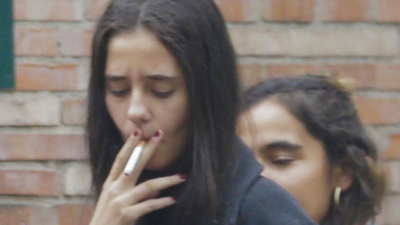 victoria federica fumando