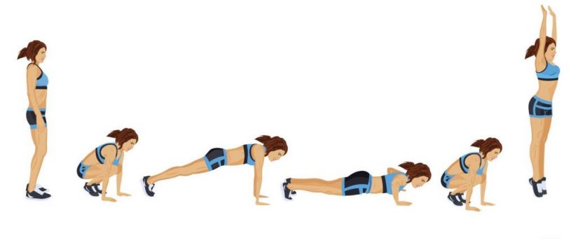 ejercicios burpees