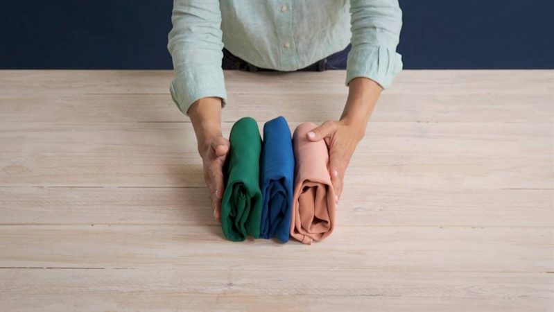 doblar ropa vertical marie kondo