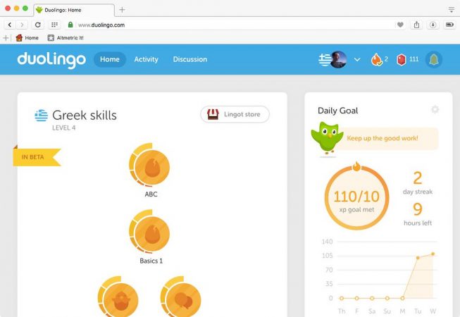 Duolingo y otras aplicaciones para aprender inglés