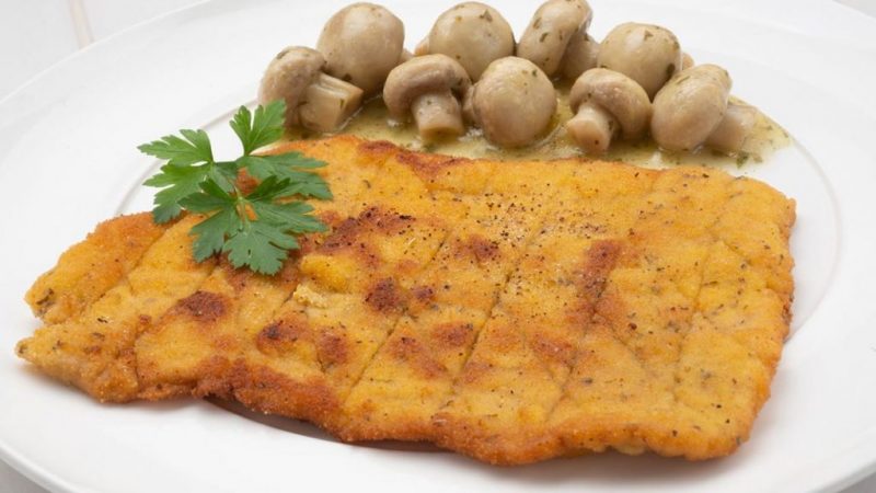 escalope cerdo champinones