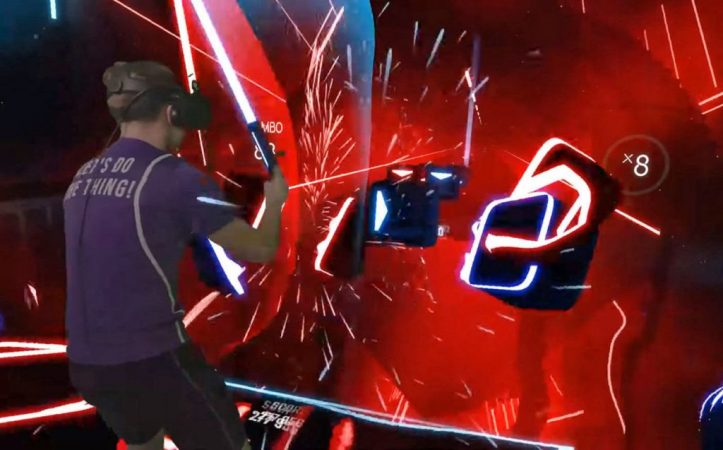 videojuegos fitness beat saber