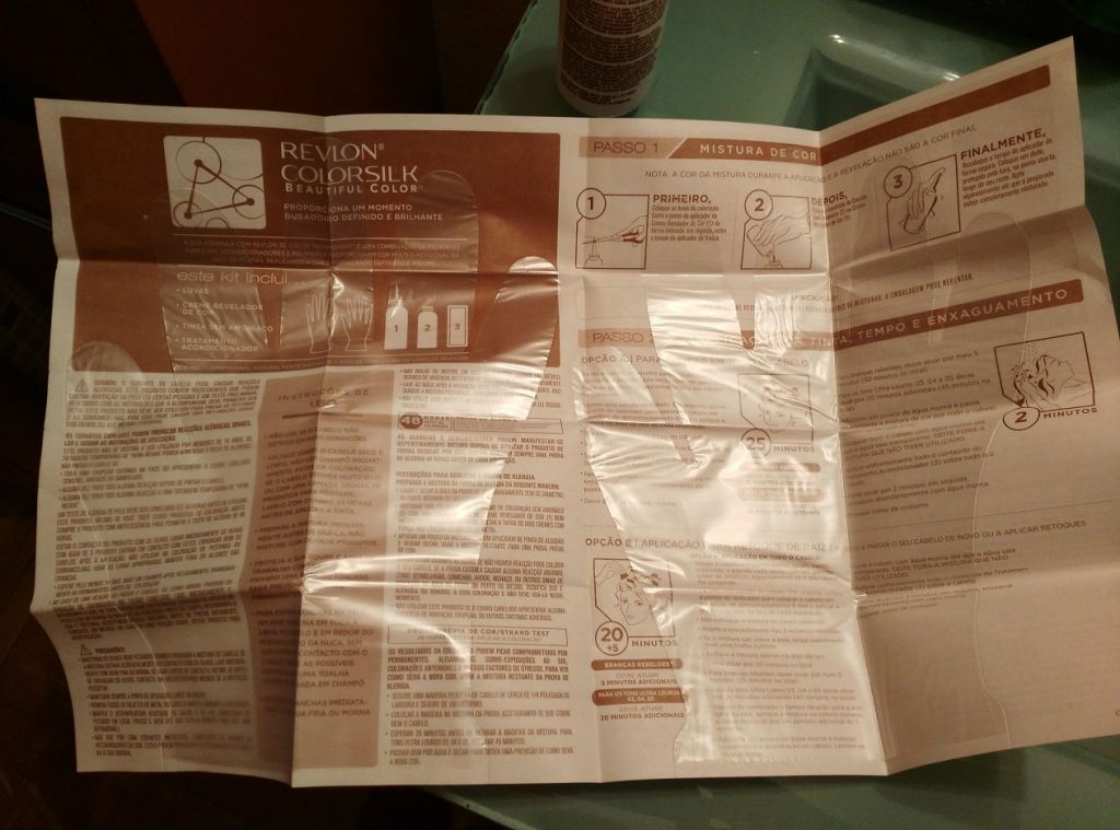 instrucciones tintes