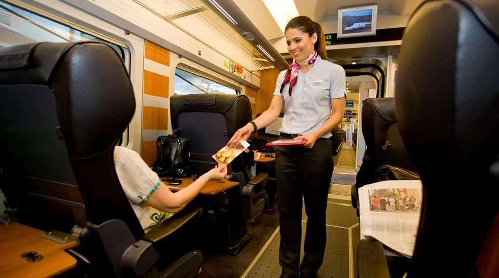 servicio a bordo ave