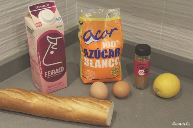 ingredientes torrijas