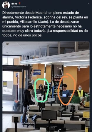 victoria federica se salta cuarentena