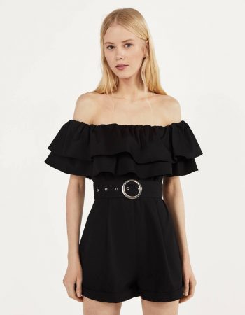 mono popelin bershka