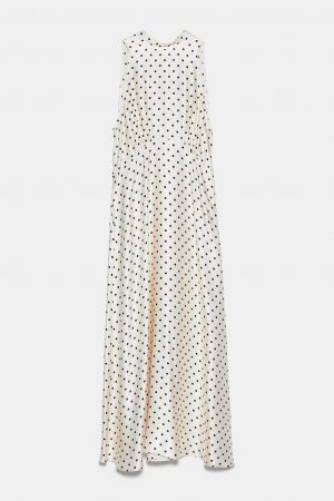 vestido lunares zara