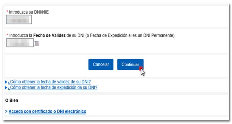 clave acceso declaración de la renta