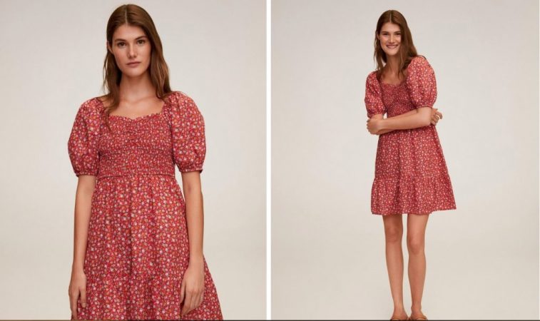 vestido estampado floral