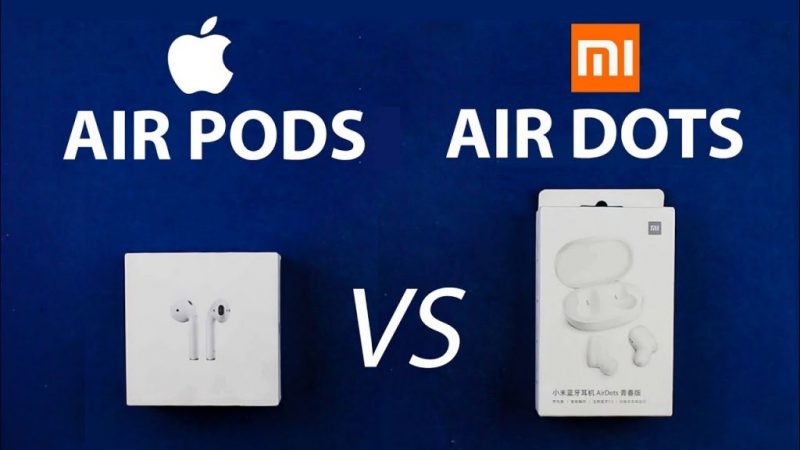 apple aipods xiaomi airdots