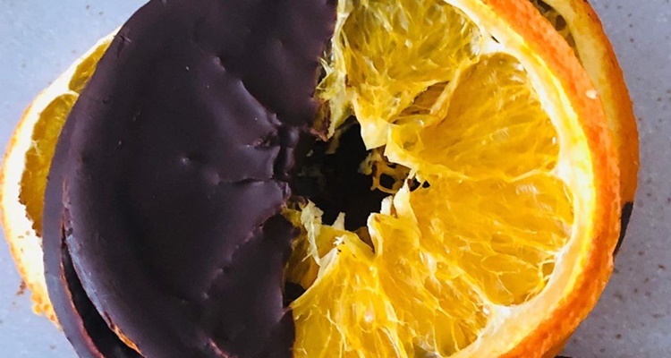 Naranja con chocolate, recetas, postres