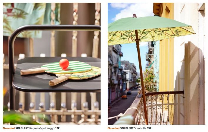 novedades para balcón y playa de Ikea