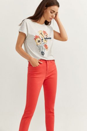 Springfield pantalón rojo