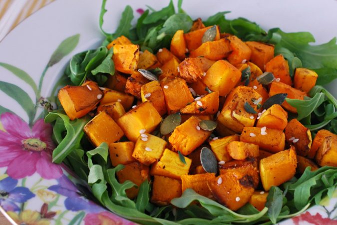 rucula-calabaza