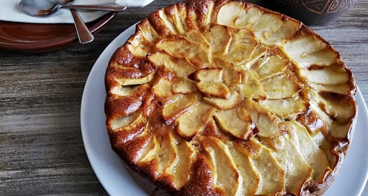Tarta de manzana sin azúcar