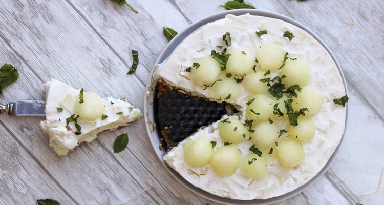 Recteas, postres: tarta fría melón healthy