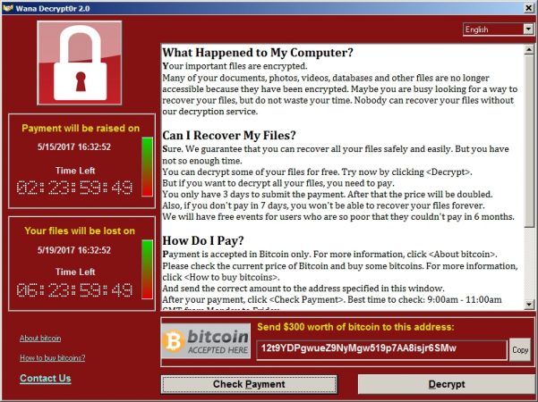 wannacry virus