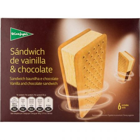 helado sanwich el corte ingles
