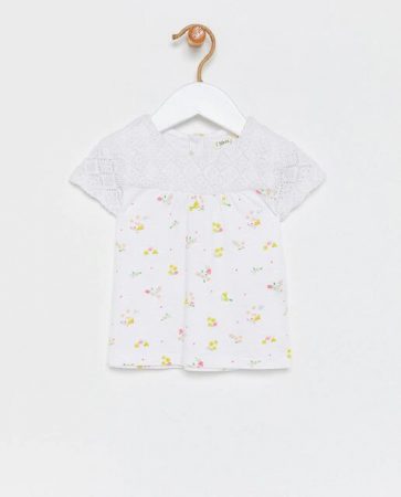 camiseta estampado y crochet