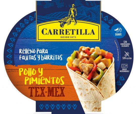 relleno fajitas y burritos
