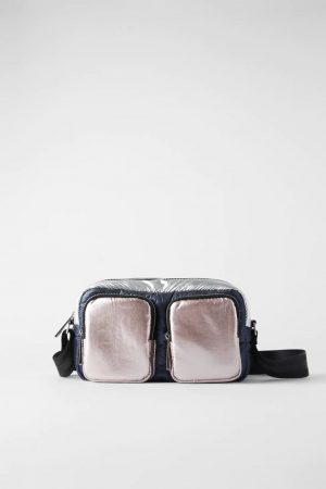 riñonera metalizada