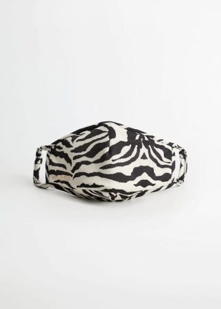 mascarilla estampado cebra