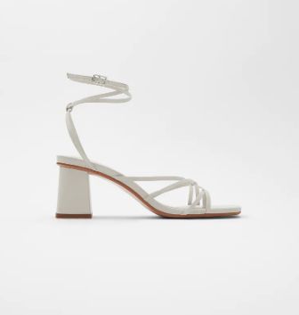 sandalia blanca