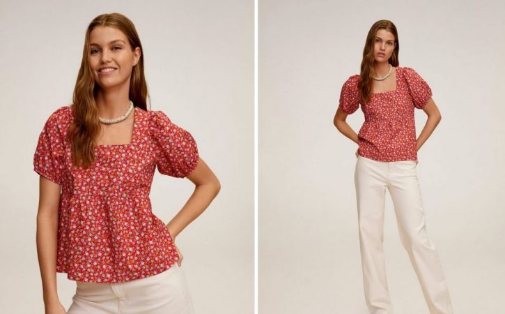 blusa floral Merca2.es