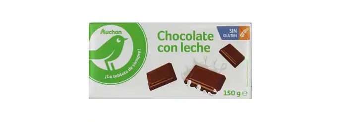 chocolate Alcampo, Carrefour, Lidl, Mercadona