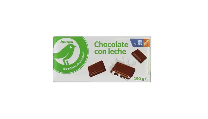 chocolate Alcampo, Carrefour, Lidl, Mercadona