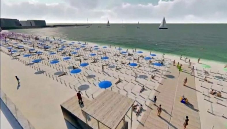 distancia seguridad playa