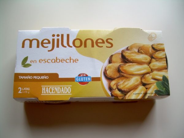 Mejillones en escabeche Mercadona