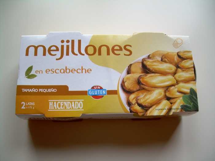 Mejillones en escabeche Mercadona