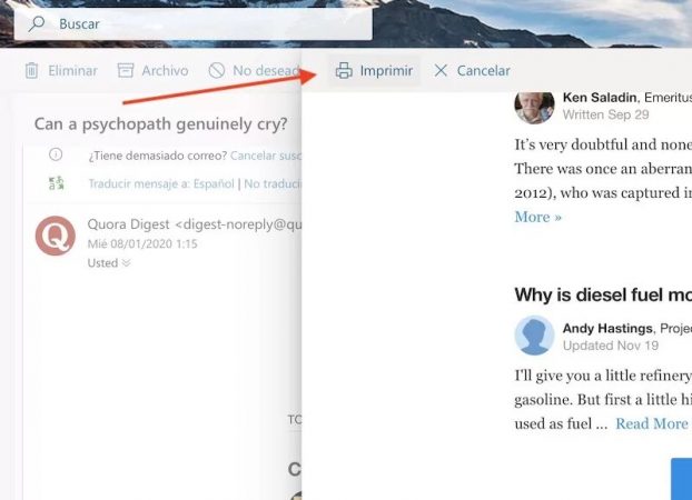 convierte correo en pdf
