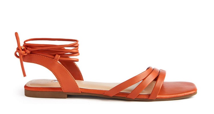 Primark, sandalias naranjas