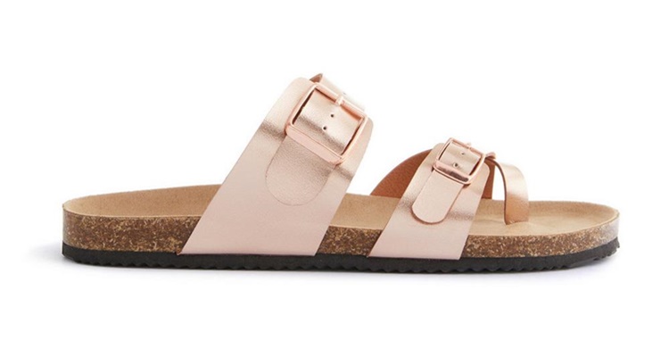 Primark, sandalias planas rosas