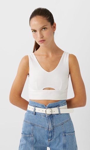 Top crop cut out