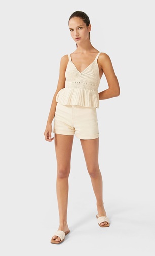 Top crochet Stradivarius
