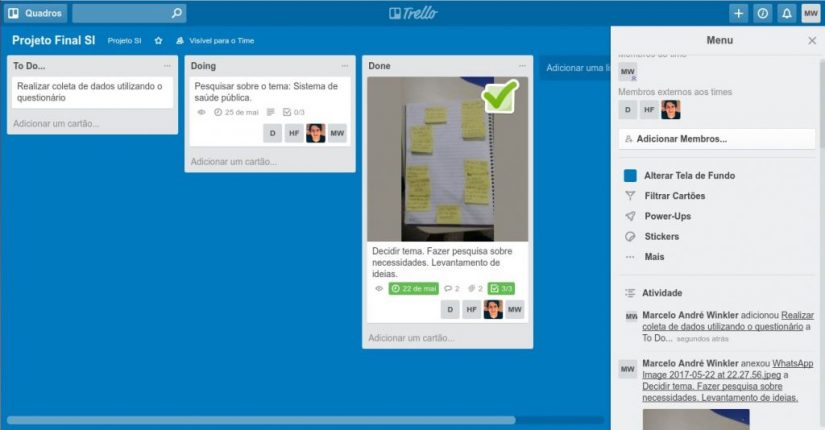 Trello, software para teletrabajar y estudiar