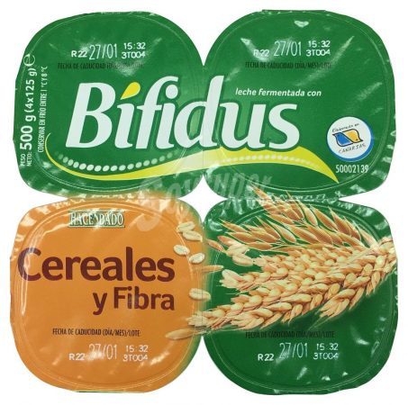 Yogur con fibra de Mercadona