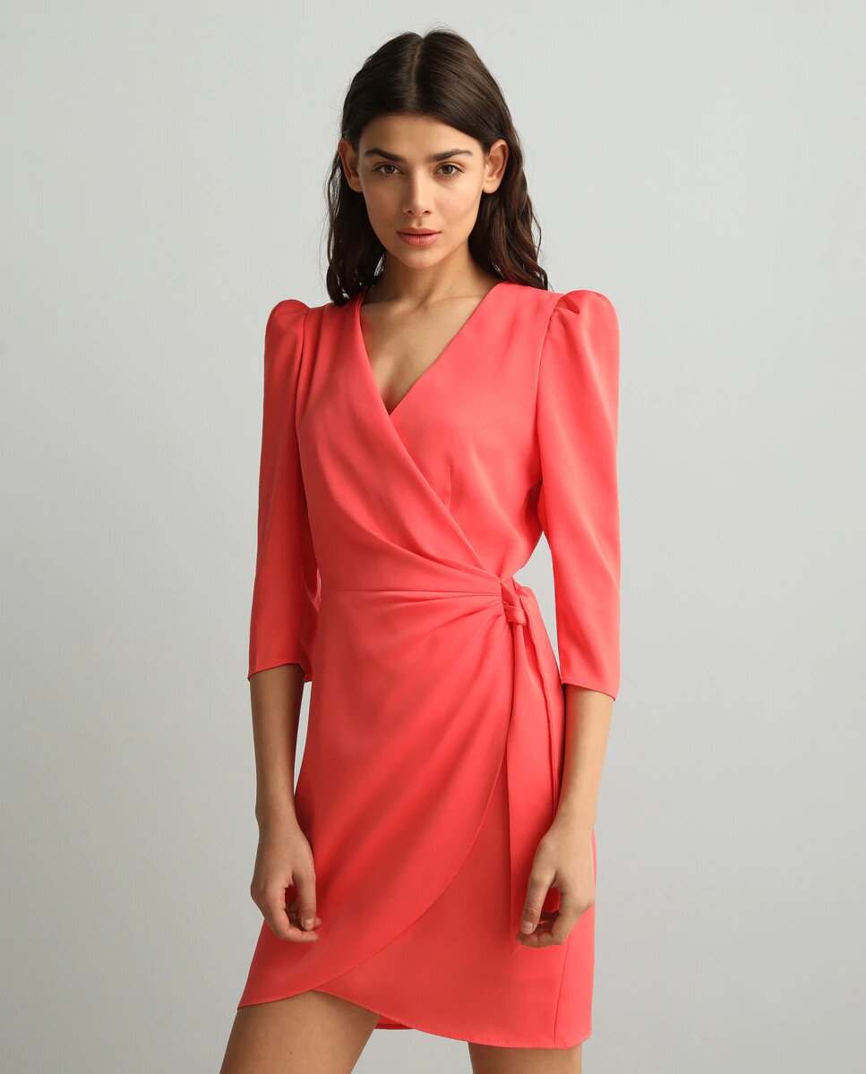 vestido cruzado