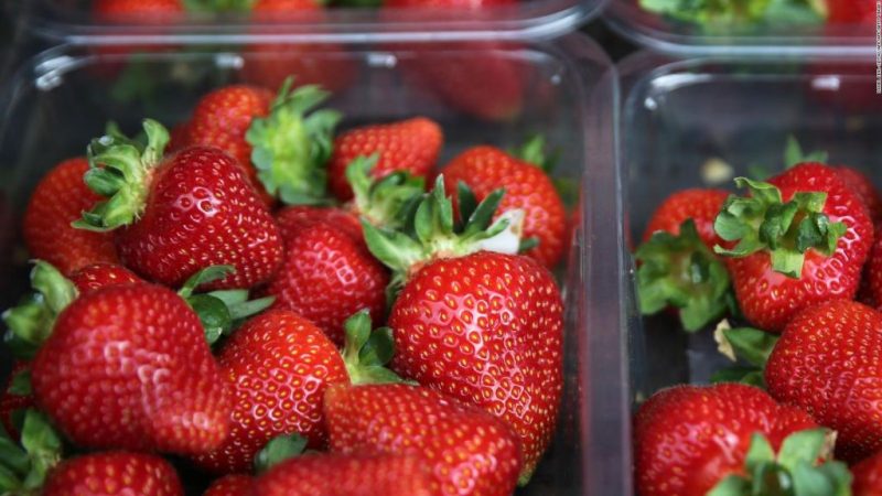 Contaminación en las fresas 