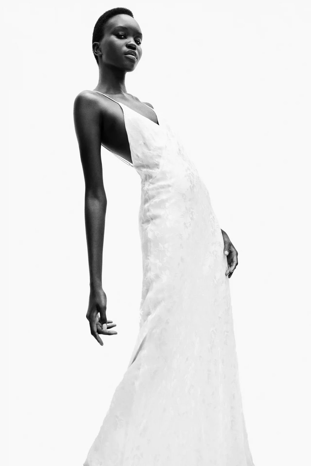 vestido flores zara