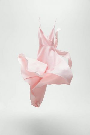 vestido cruzado zara