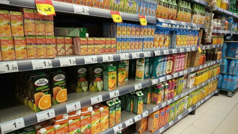 zumos industriales alimentos toxicos