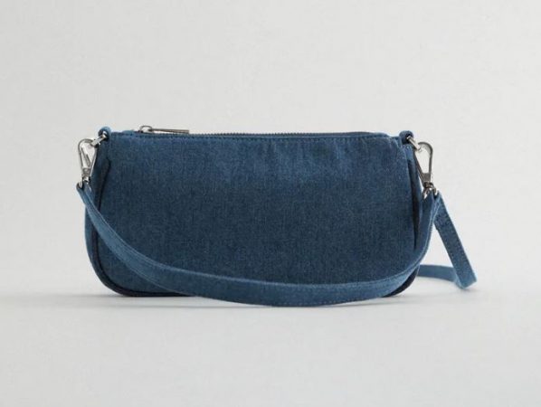 BOLSO DE HOMBRO TEJIDO VAQUERO 