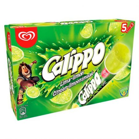 Calippo helado sabor lima limón  Día 