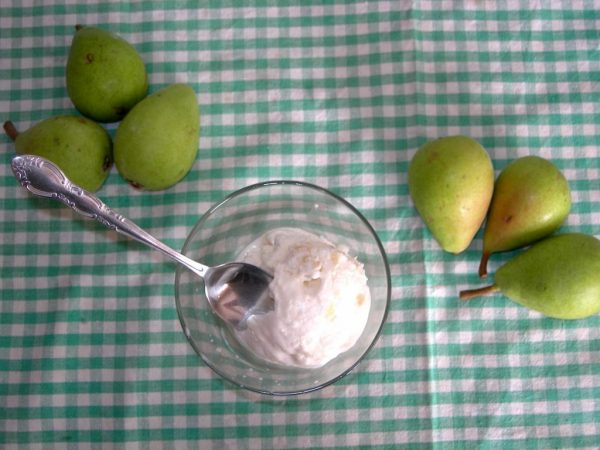 Helado de pera 
